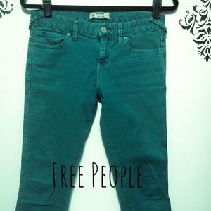 Free People Turquoise Pants 👖 Size 26 😍
